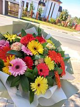 Букет цветов из:  Герберы #REPLACE_PRED# Свободе