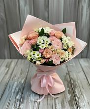 Букет цветов из:  Гвоздики, Розы и Хризантемы в Свободе