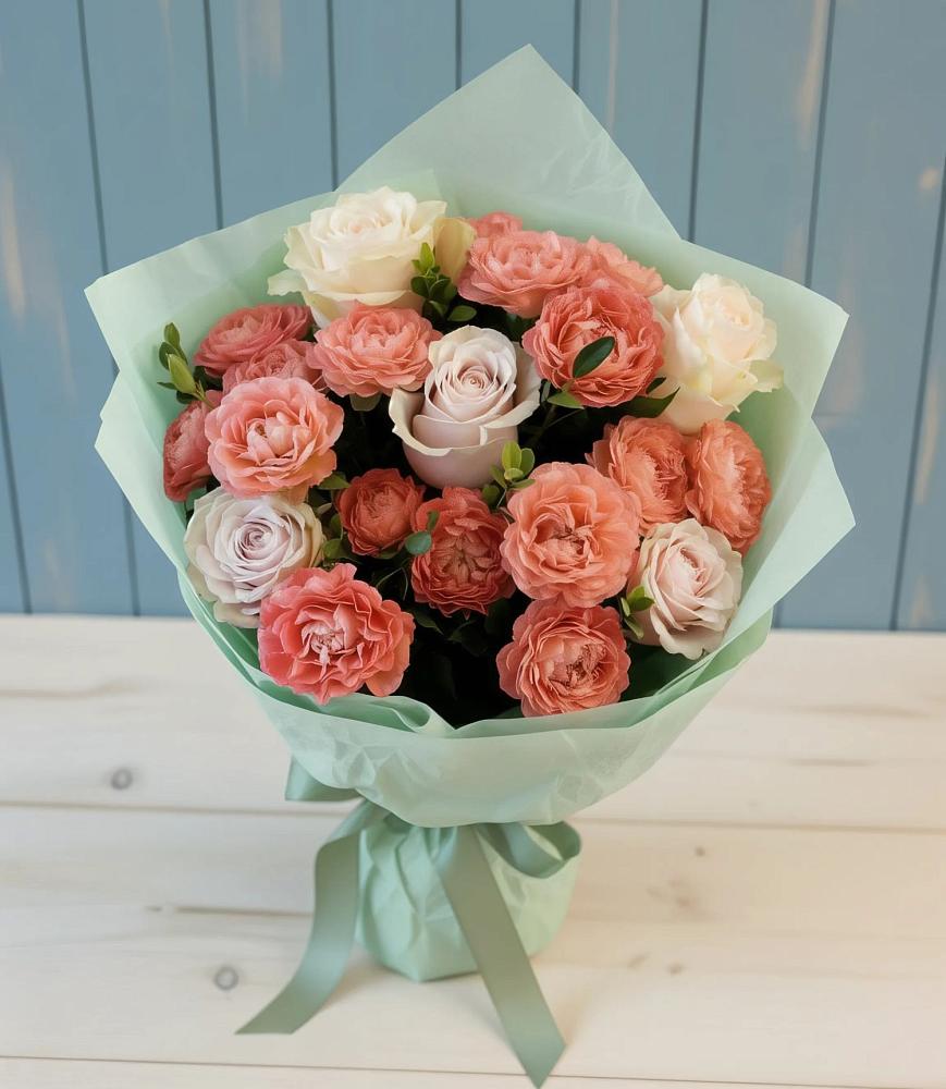 Букет цветов из: Розы в Свободе