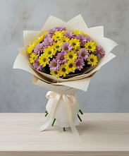 Букет цветов из:  Хризантемы в Свободе