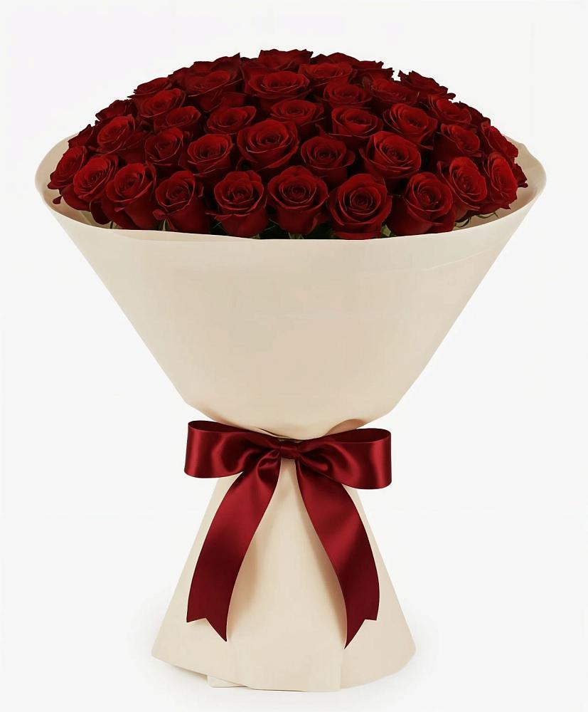 Букет 101 Бордовая роза Блэк Бакарра в Свободе